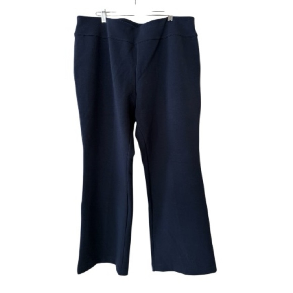 🆕 Encore by Idina Menzel Mini Bootleg Pull-On Navy Pants *NWT* $84 XL-petite QVC